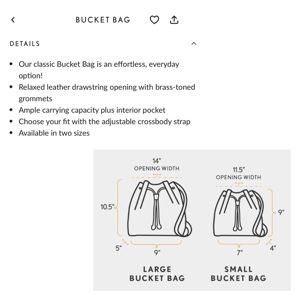 🆕 Portland Leather Goods Small Bucket - Bacalar 💚 - Picture 13 of 13